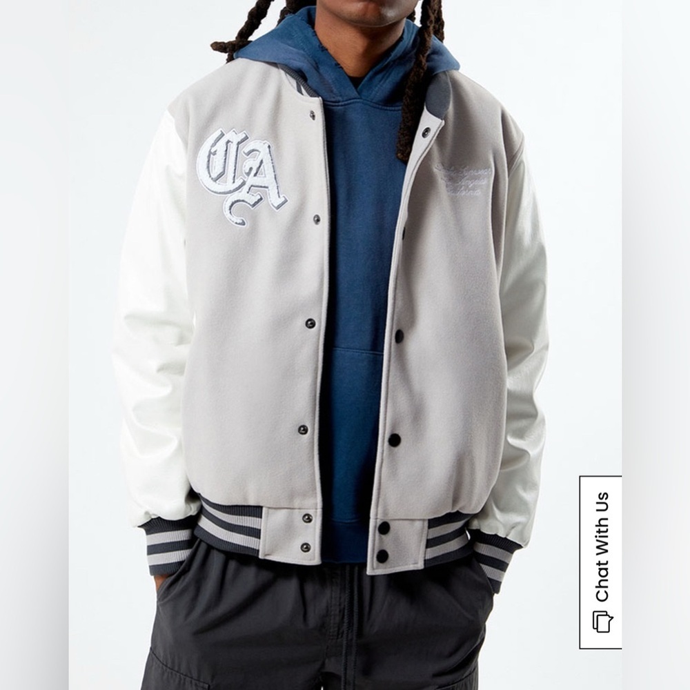 NWT Unisex Pacsun Pacific Sunwear Varsity Jacket Size M